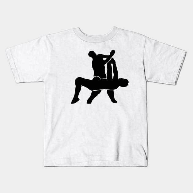 Tyler Elison (OW! Man (Black/White) Kids T-Shirt by Tyler Teej